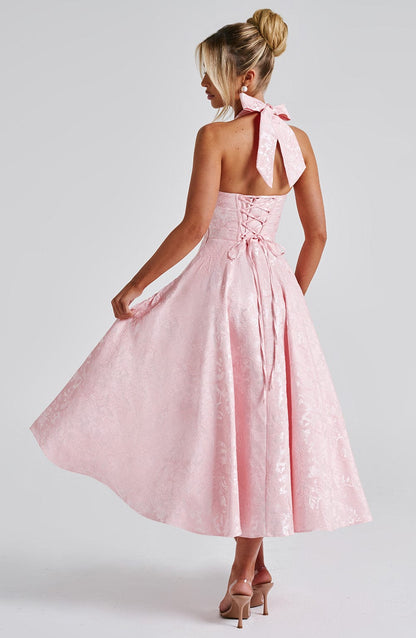 Eulalie - Vestido Sin Espalda Elegante con Escote en V