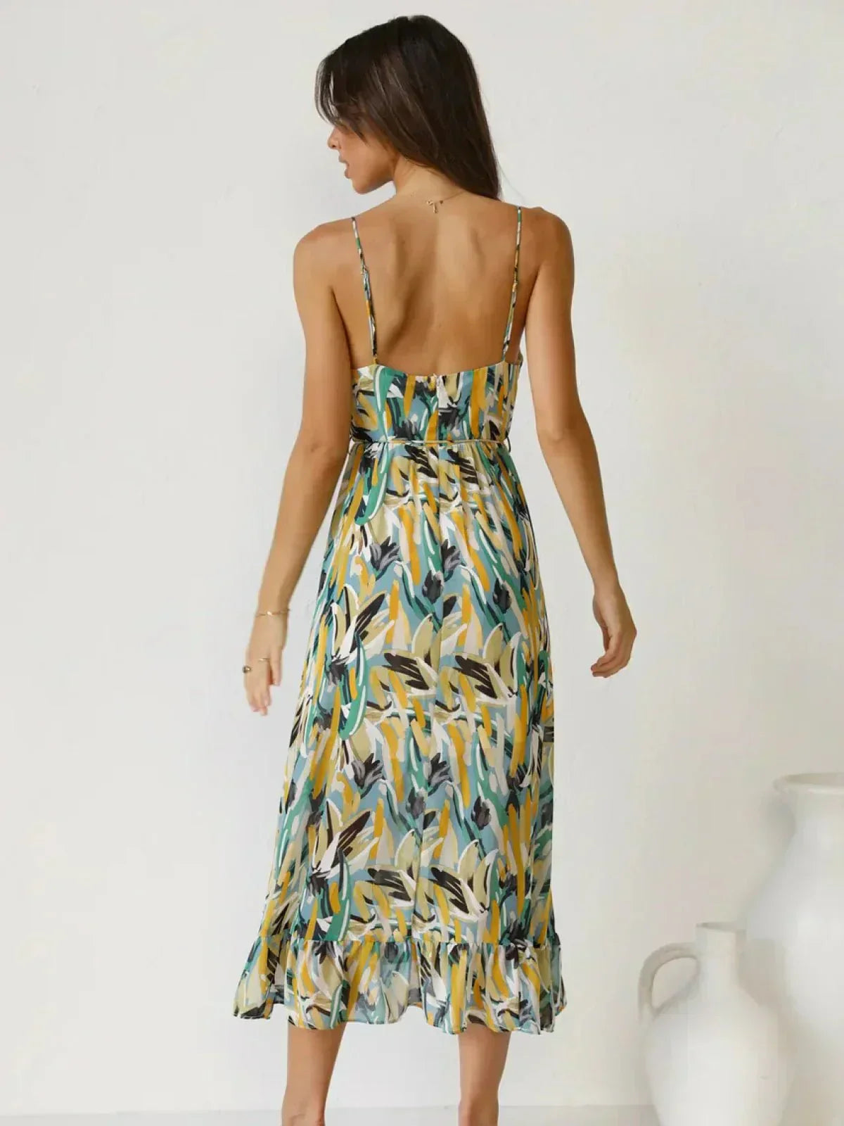 Chiara - Vestido Midi Colorido Mujer | Elegancia Veraniega