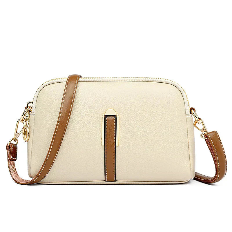 Penélope | Bolso de Hombro Compacto de Cuero Suave