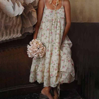Vestido Maxi Barbara Bloem - Elegancia Sin Esfuerzo