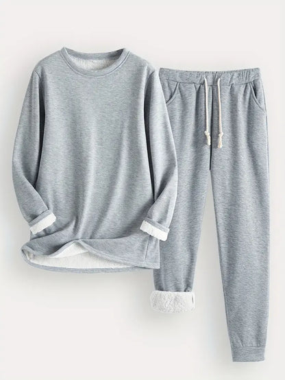 RILEY – CONJUNTO DE LOUNGE DE FELPA CON FORRO