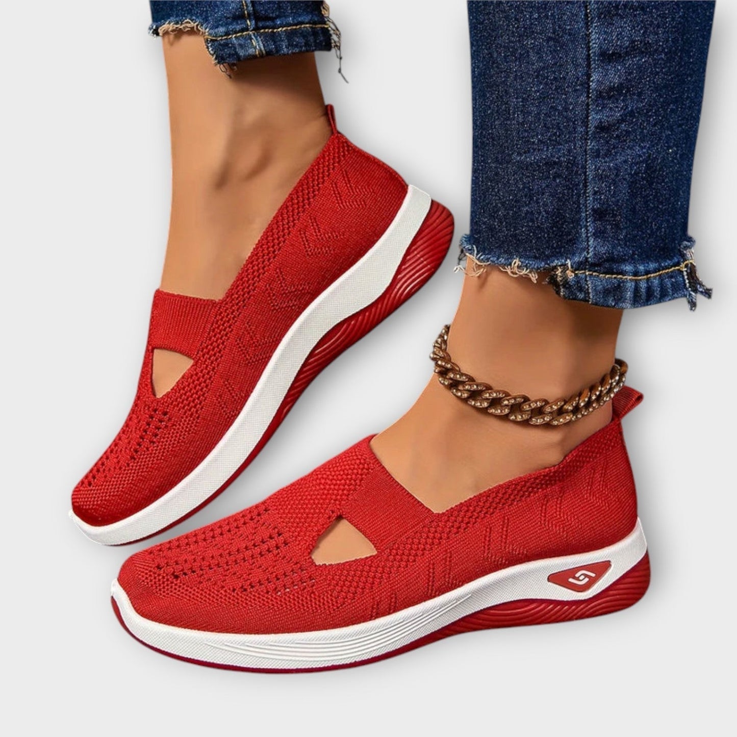 Zapatos de Paseo Slip-On de Punto Confort