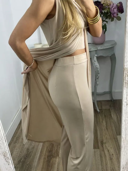 CALYRA – CONJUNTO DE TOP Y PANTALONES ULTRA-SUAVE PARA MÁXIMO CONFORT
