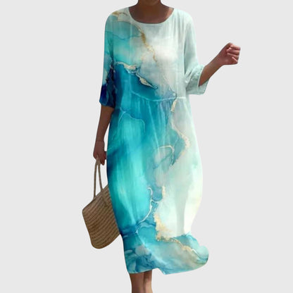 Hayley | Vestido Maxi Floral Elegante