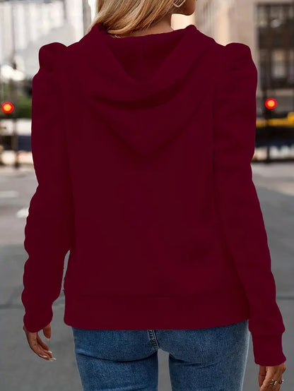 Nandita - Sudadera con Capucha de Manga Larga Transpirable