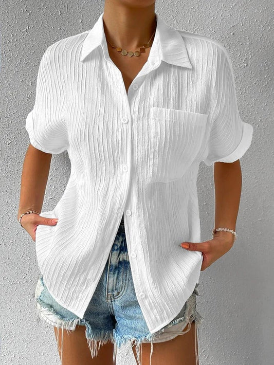 BLUSA CON CUELLO CLÁSICO ZAHRINA