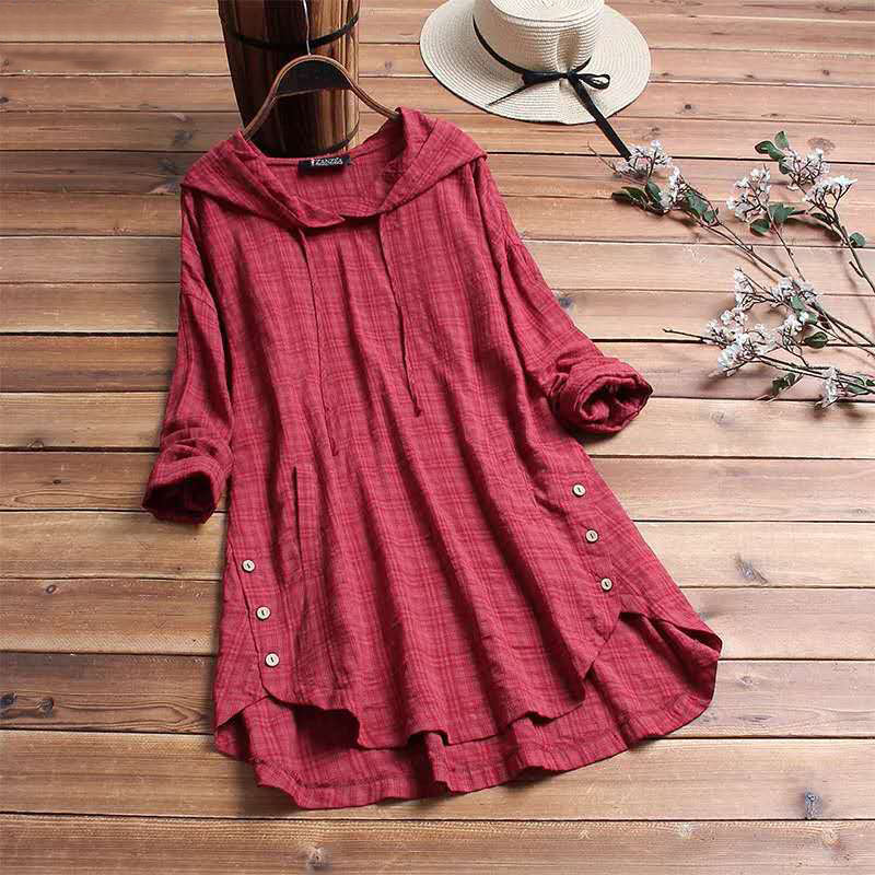 Blusa Antoinette Ternet con Capucha - Estilo Diario Confortable
