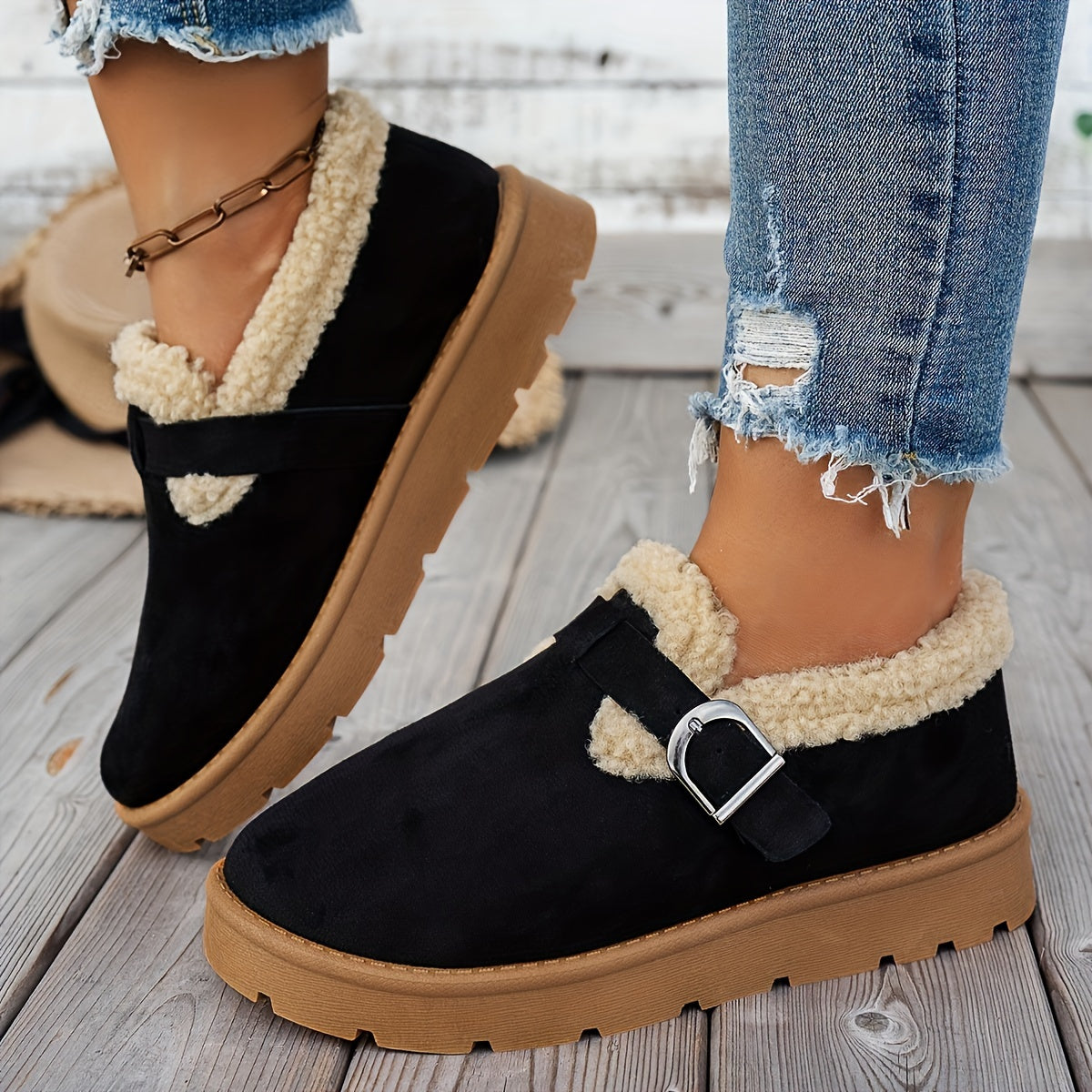 Benedetta - Botas de Terciopelo Plush
