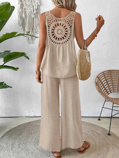 ELOWEN – CONJUNTO DE TANK Y PANTALONES PARA TODO EL DÍA