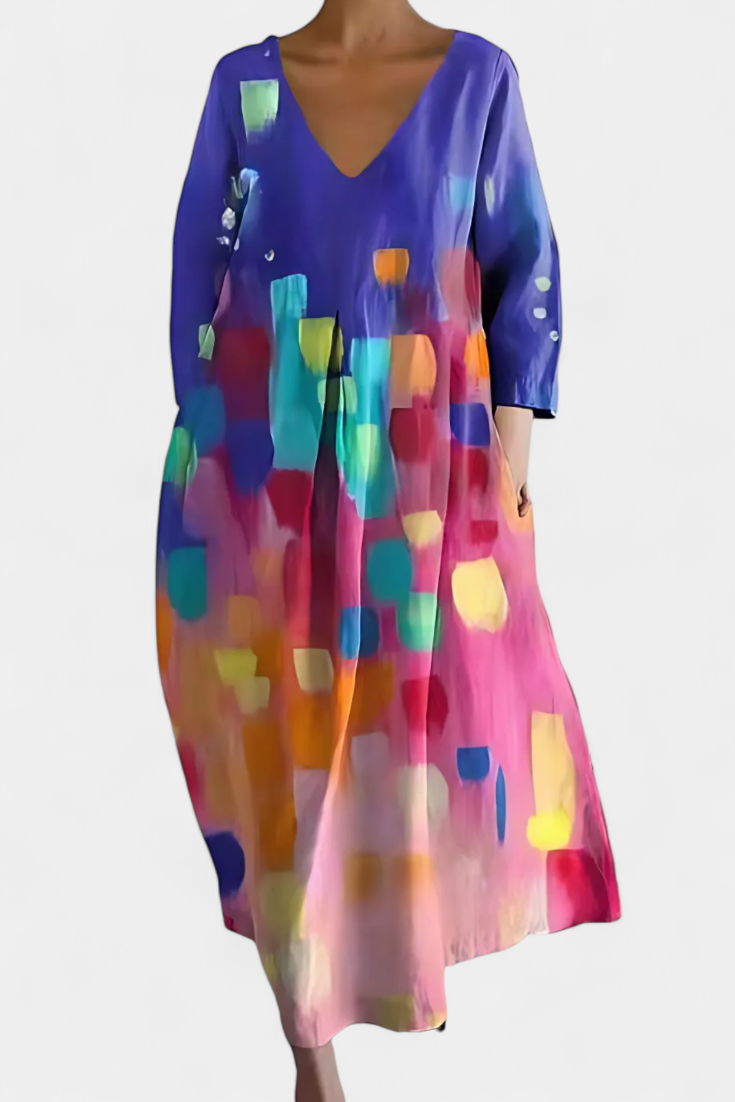 NAOMI – VESTIDO MIDI ART BLOOM