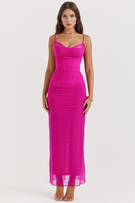 AURELIA - Vestido de Encaje y Malla