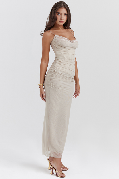 AURELIA - Vestido de Encaje y Malla