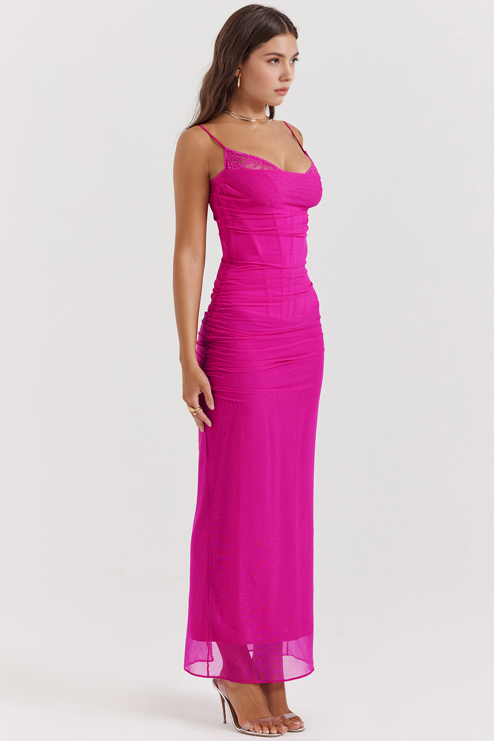 AURELIA - Vestido de Encaje y Malla