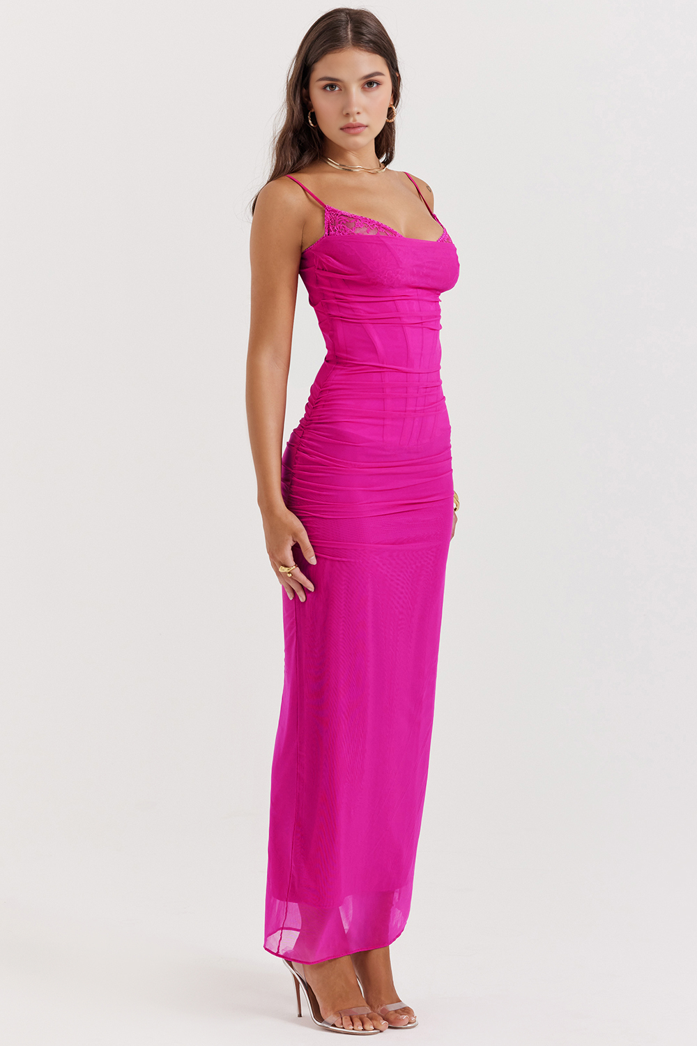 AURELIA - Vestido de Encaje y Malla