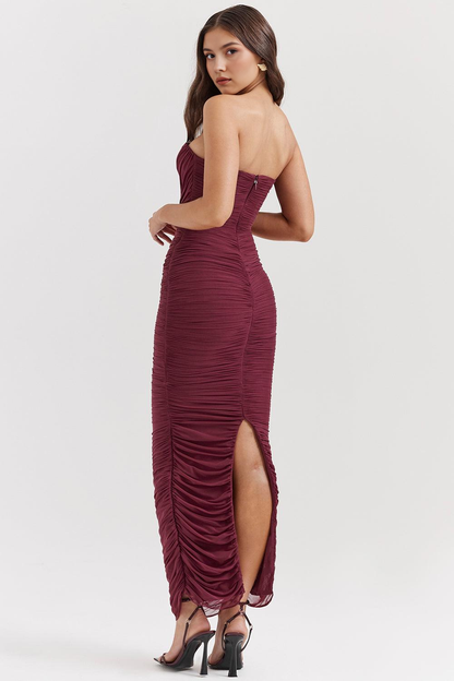 AMARIS - Vestido Maxi de Malla