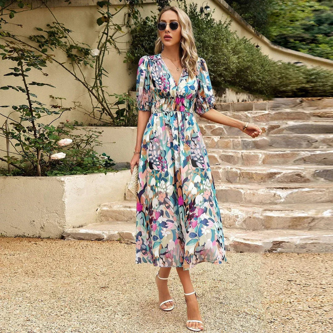 Grace | Vestido con escote en V