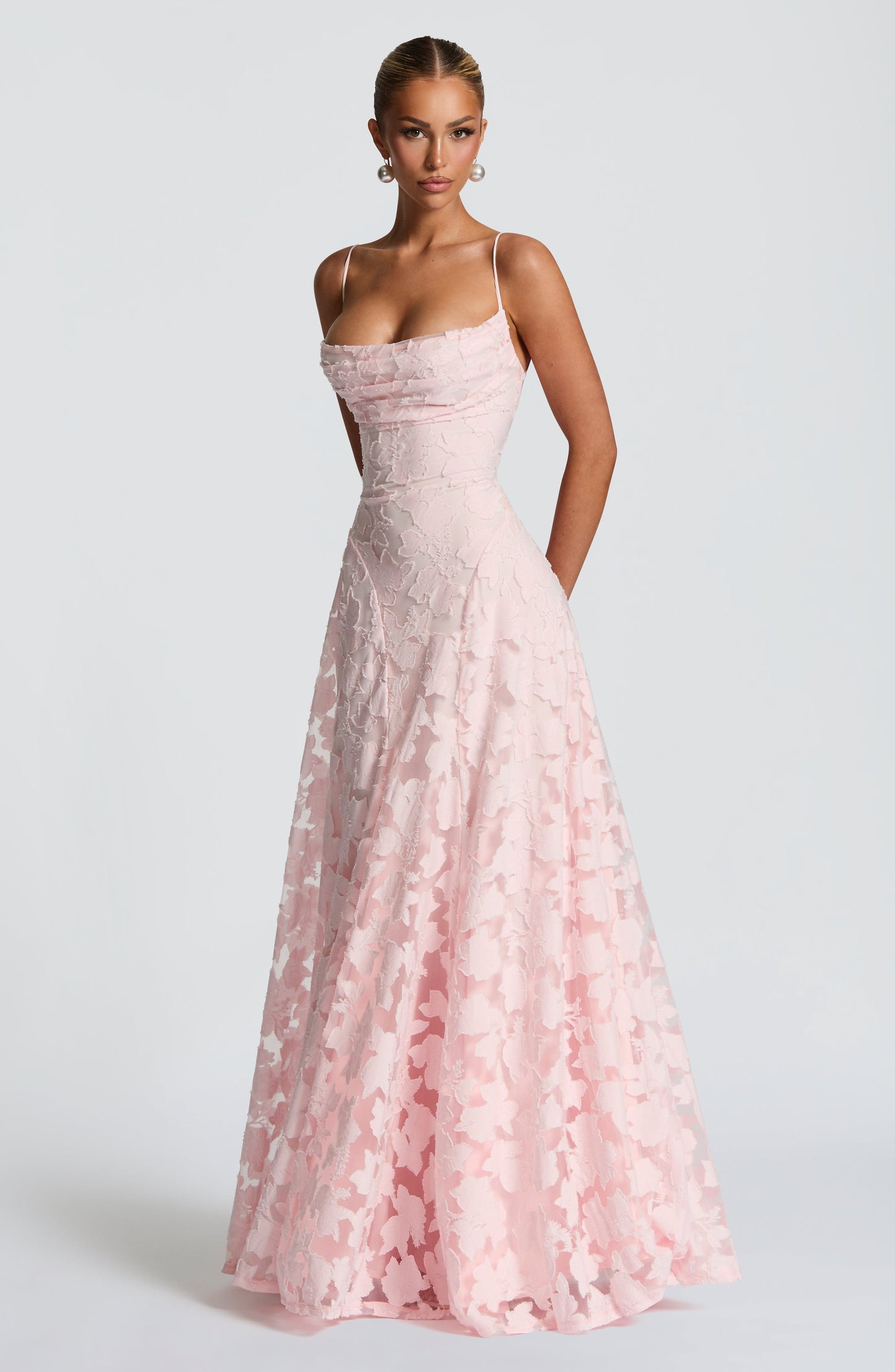 Alona - Vestido Maxi de Corsé de Encaje Elegante