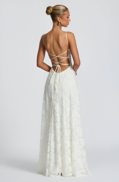 Vestido Maxi Corsé de Encaje Eloisa