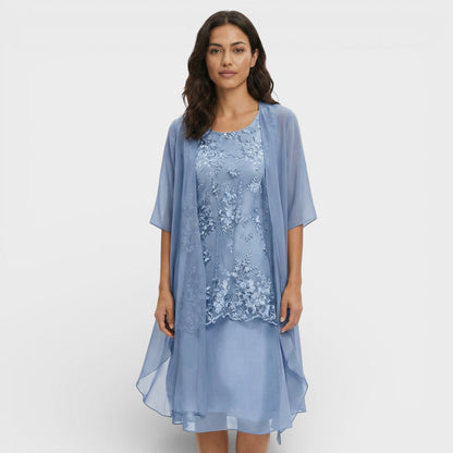 Vestido Midi Dos Piezas Elegante