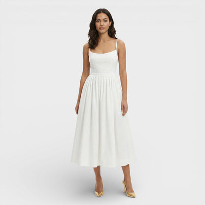 Vestido Midi Mujer Tirantes Aline