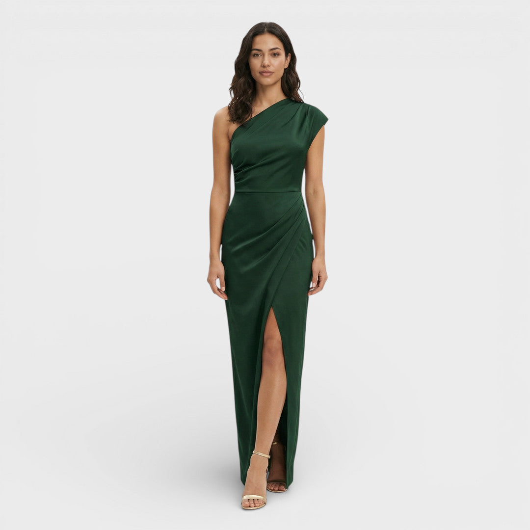 Vestido Largo Mujer Un Hombro