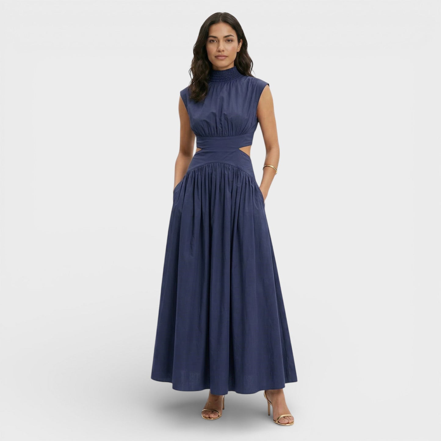 Vestido Maxi Formal Sin Mangas