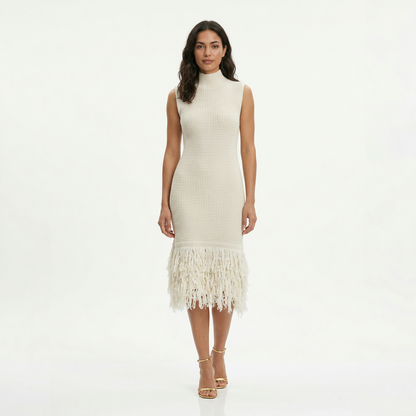 Vestido Midi Fiesta Sin Mangas