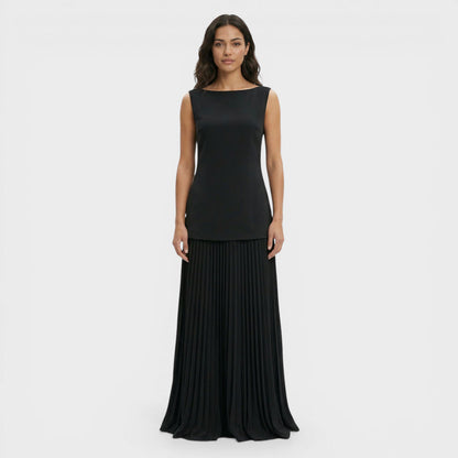 Conjunto Dos Piezas Vestido Plisado