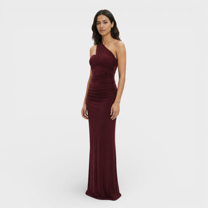 Vestido Maxi Halter Espalda Descubierta