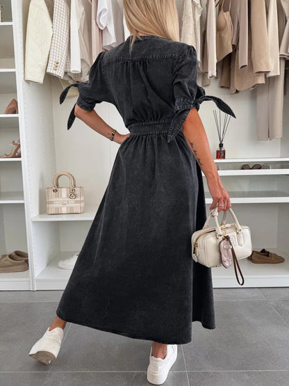 Marit | Vestido de Denim Radiante