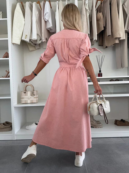 Marit | Vestido de Denim Radiante