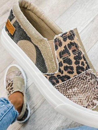 Como - Zapatillas Patchwork Comode