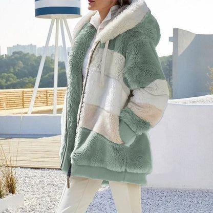 Alexa | Chaqueta de Invierno con Capucha y Cremallera