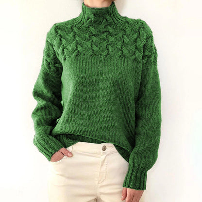 Elena | Suéter de Cuello Alto de Lana