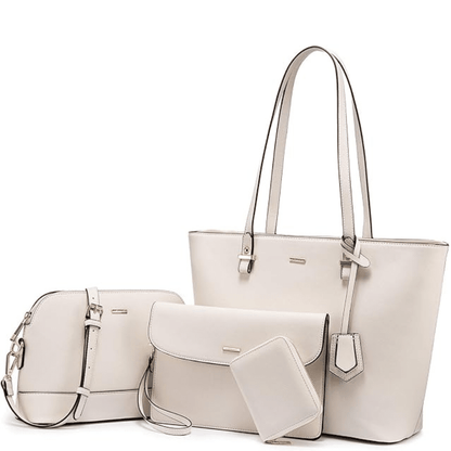 Ashby | Conjunto de bolso de mano y bandolera de cuero versátil de 3 piezas