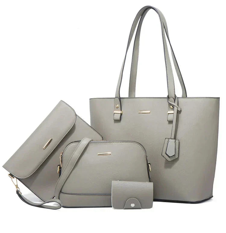 Ashby | Conjunto de bolso de mano y bandolera de cuero versátil de 3 piezas