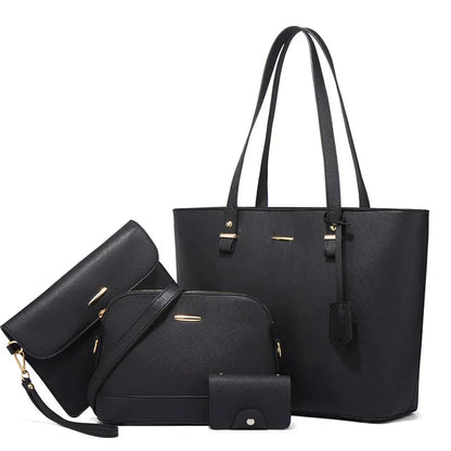 Ashby | Conjunto de bolso de mano y bandolera de cuero versátil de 3 piezas