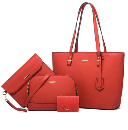 Ashby | Conjunto de bolso de mano y bandolera de cuero versátil de 3 piezas