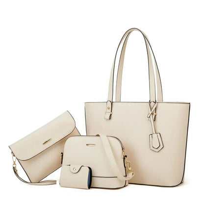 Ashby | Conjunto de bolso de mano y bandolera de cuero versátil de 3 piezas