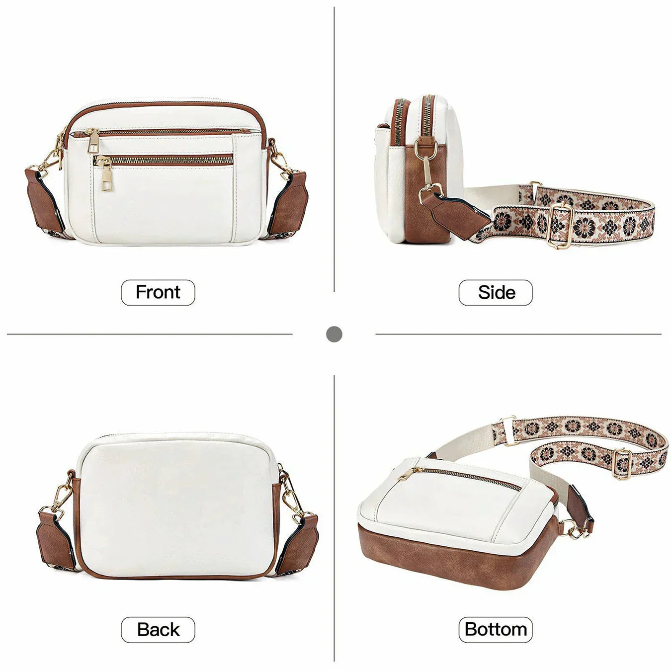 Bolso Nylah Crossbody con Correas Coloridas