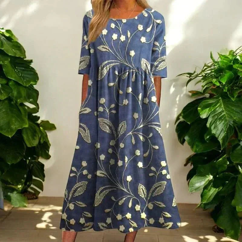 Yelira | Vestido Midi Relajado