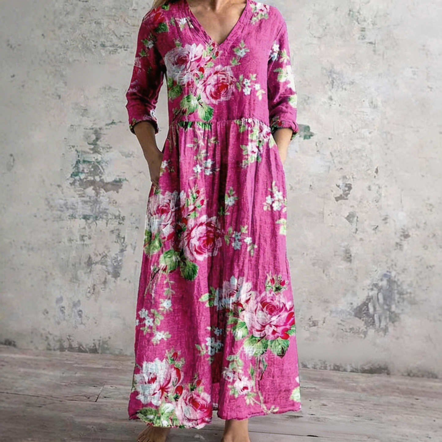 Lana | Vestido Elegante Estampado