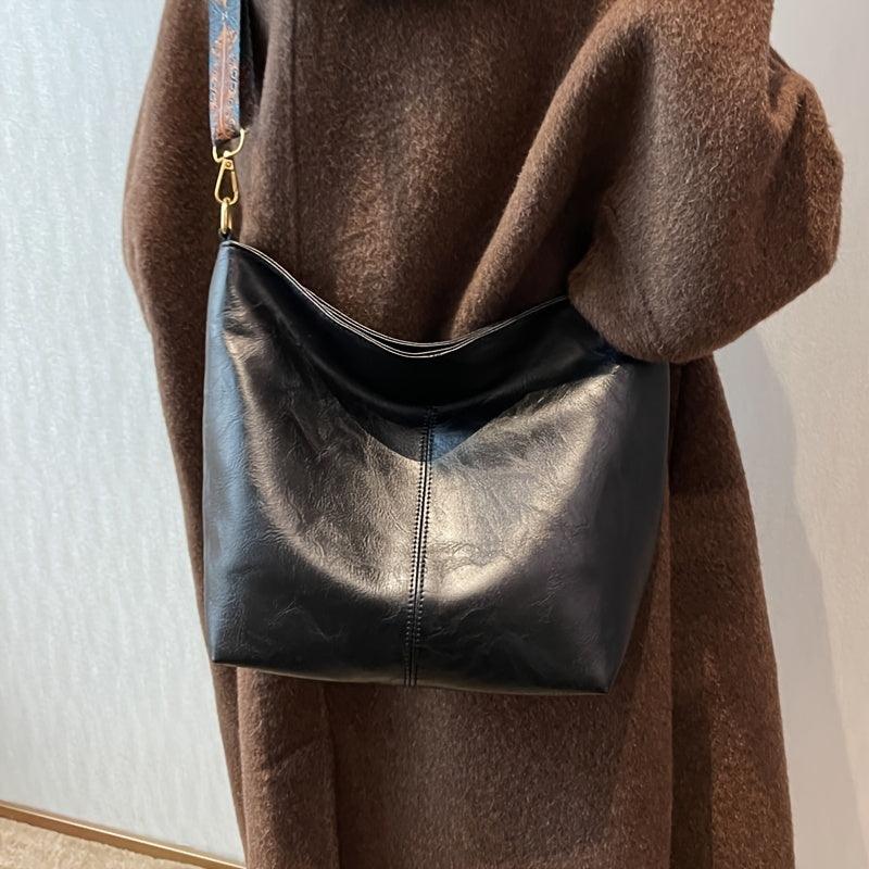 Embjørg | Bolso de Hombro Clásico con Correa Ajustable y Patrón