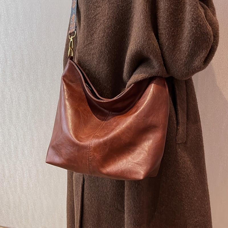 Embjørg | Bolso de Hombro Clásico con Correa Ajustable y Patrón