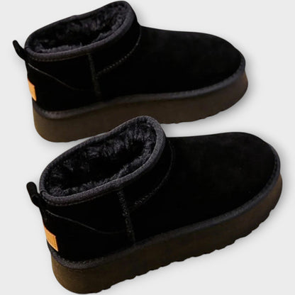 Botas de ante acogedoras con forro suave