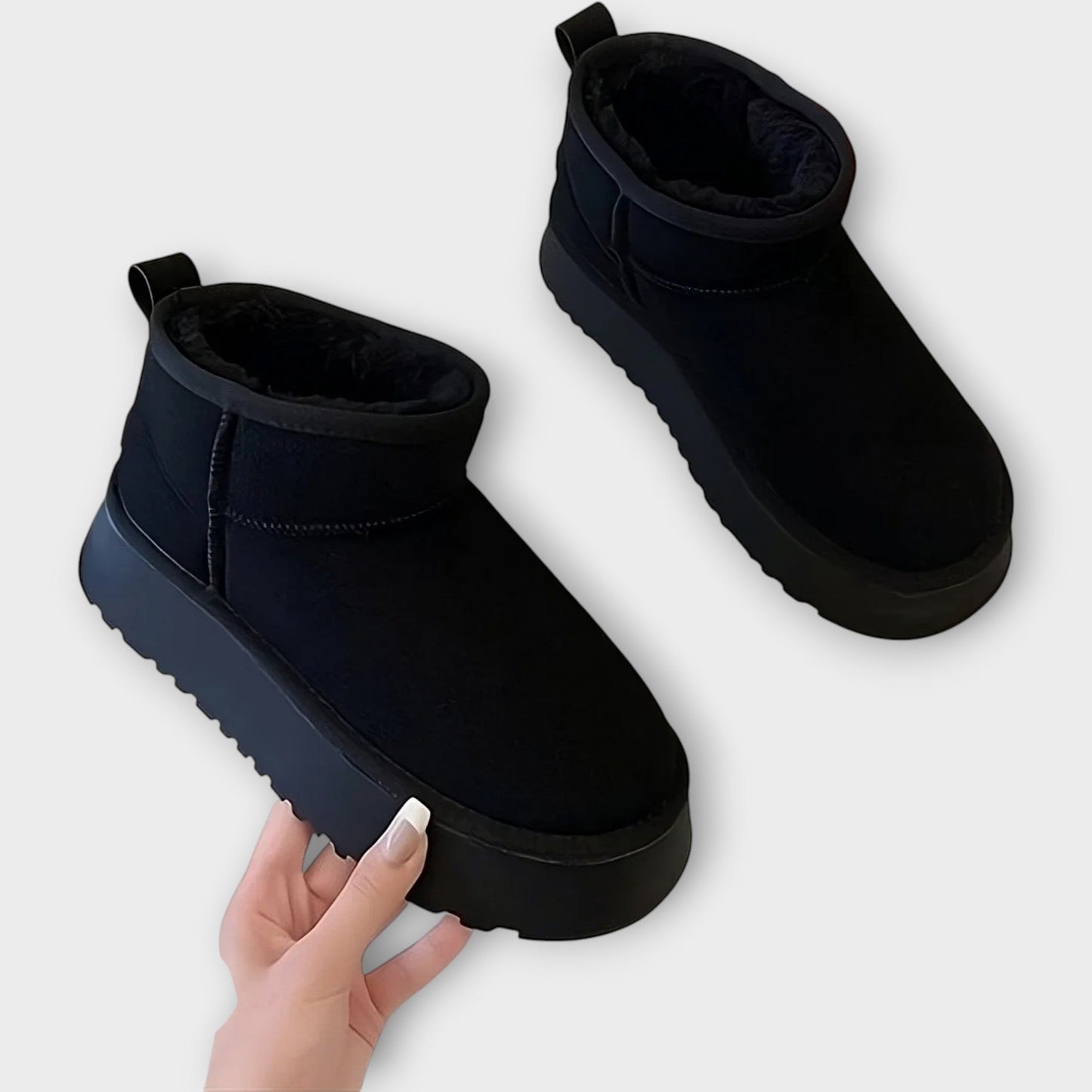 Botas de ante acogedoras con forro suave