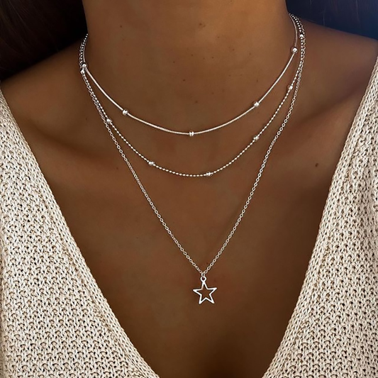 Cornel – Collar vintage con colgante en forma de estrella