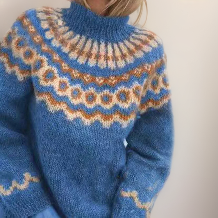 Olivia | Suéter de Cuello Alto Acogedor