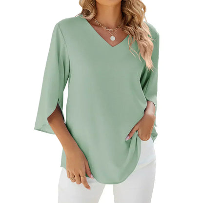 CARA - Blusa de cuello en V