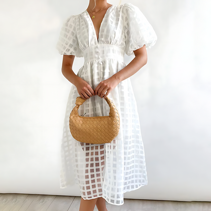 Julia - Vestido Midi Elegante de Verano